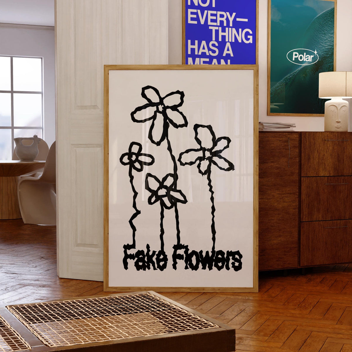 Fake Flowers Print