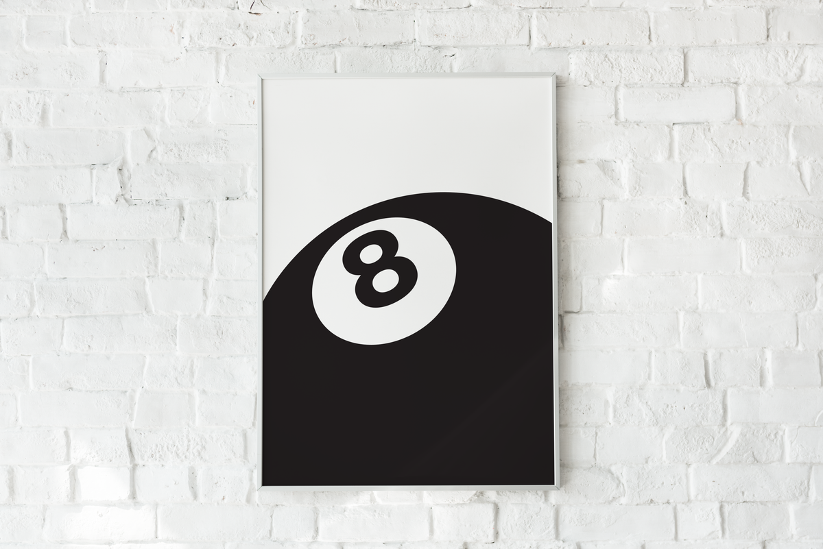 8 Ball Print