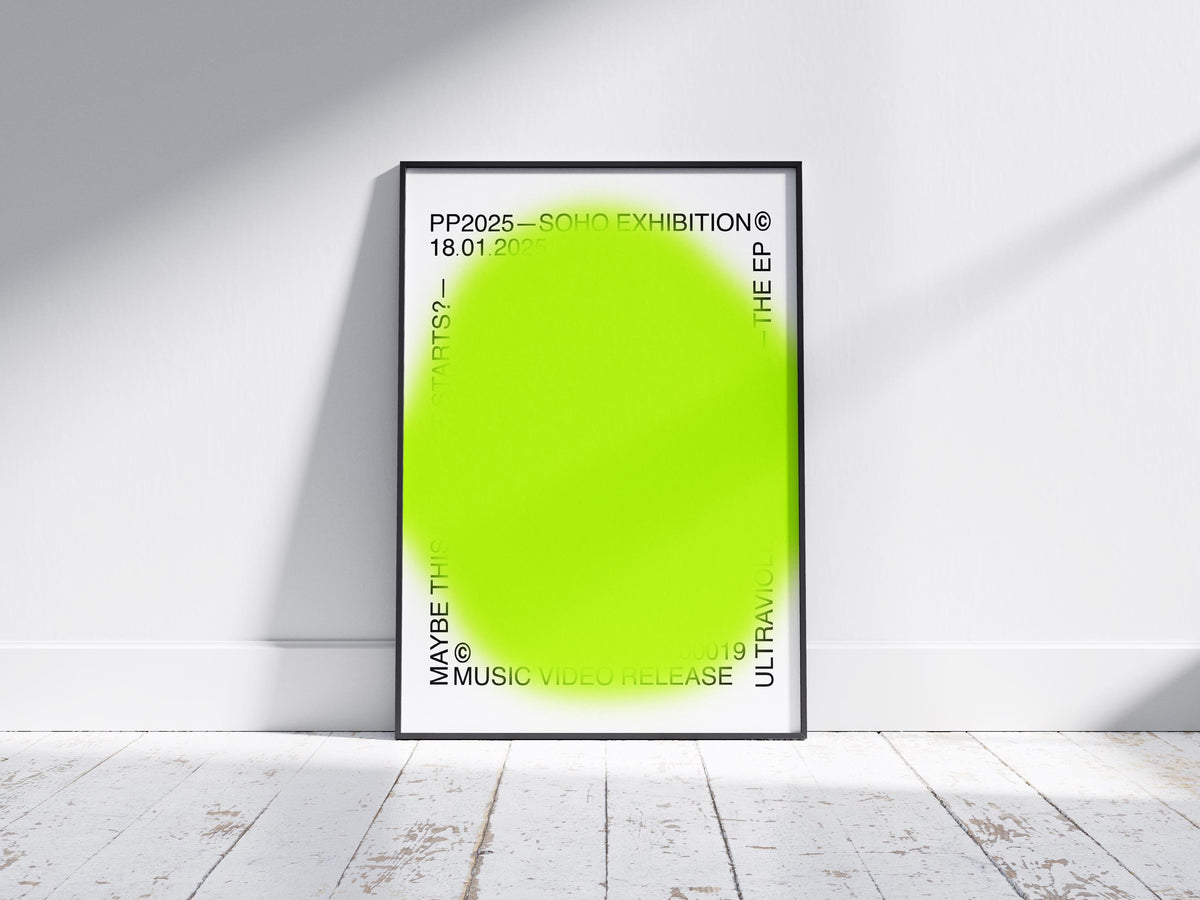 Soho Green Print