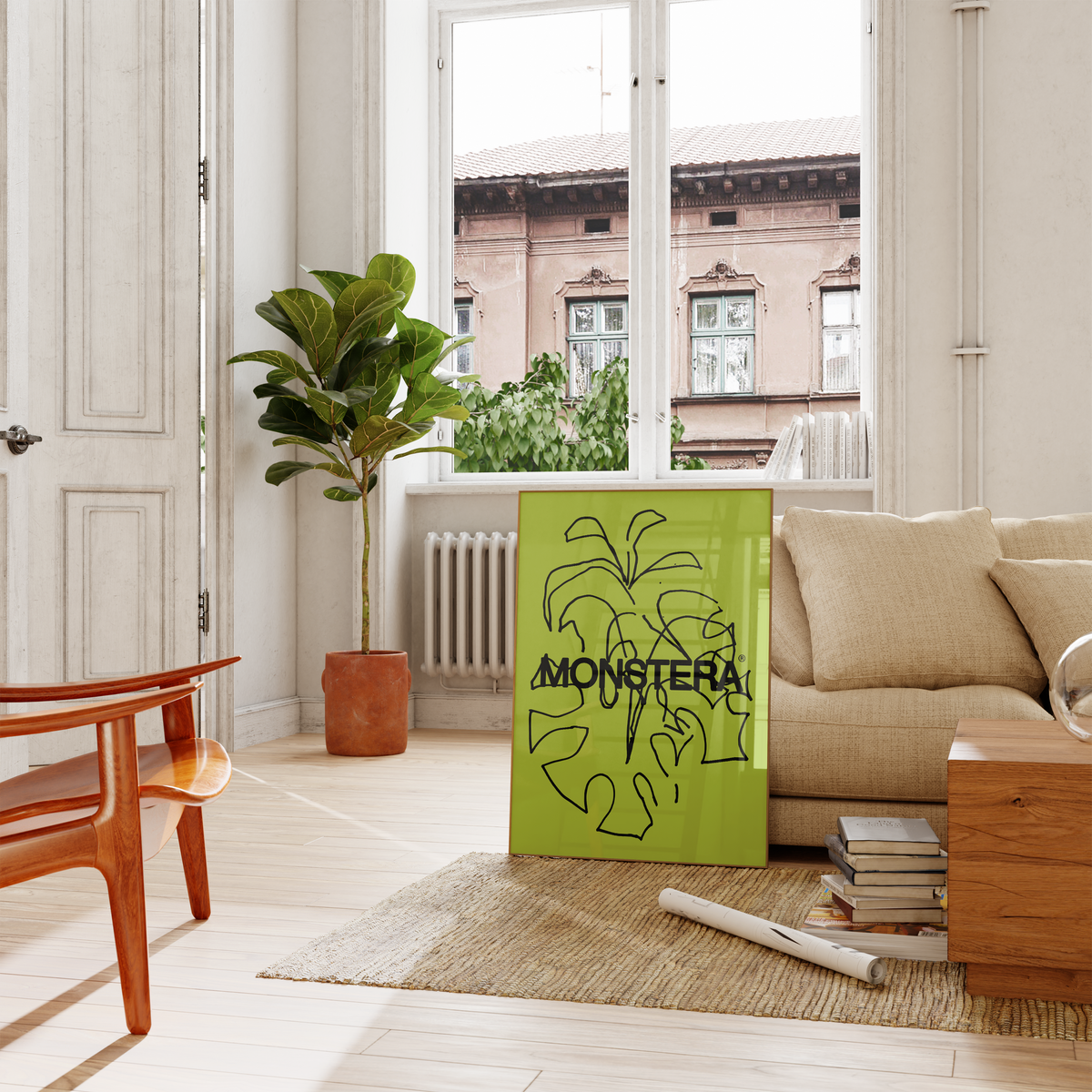 Monstera Print