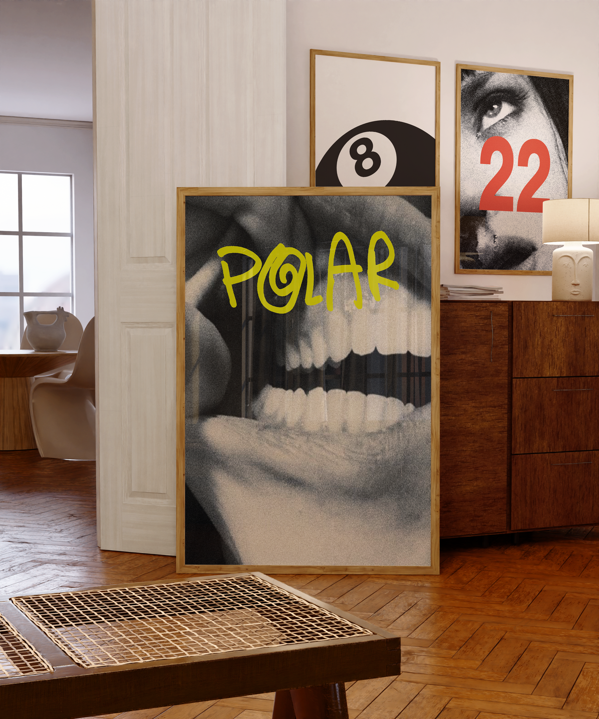 Polar Teeth Print