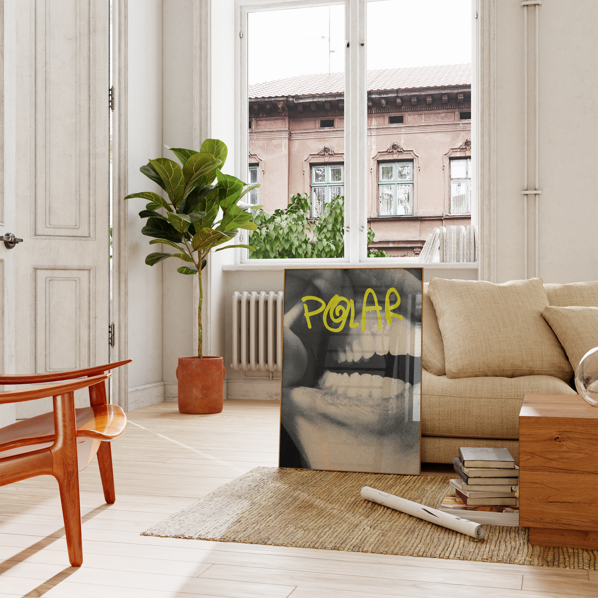 Polar Teeth Print