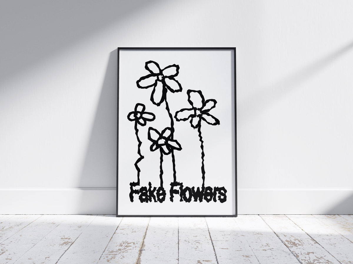 Fake Flowers Print
