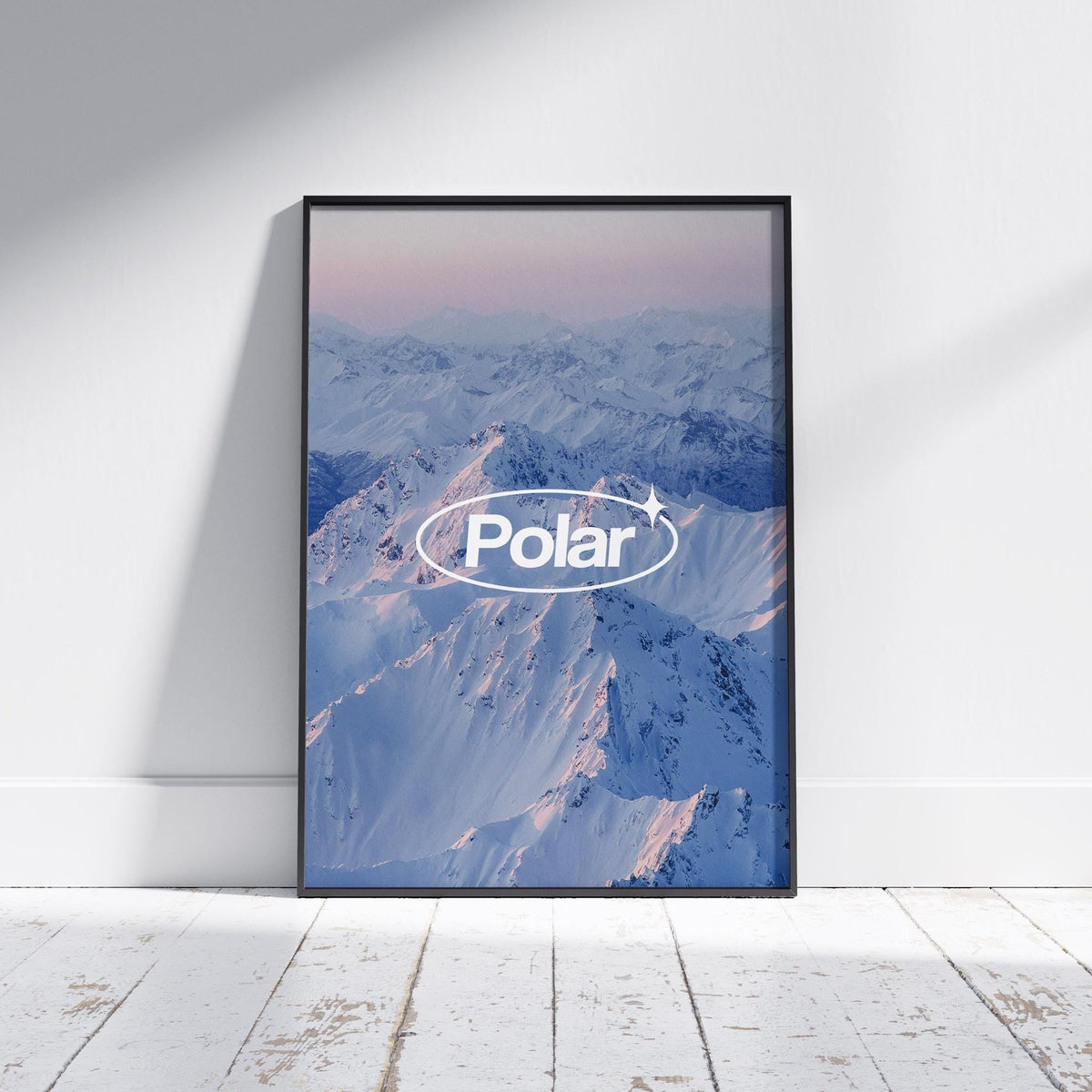 Mountain Range Polar Print