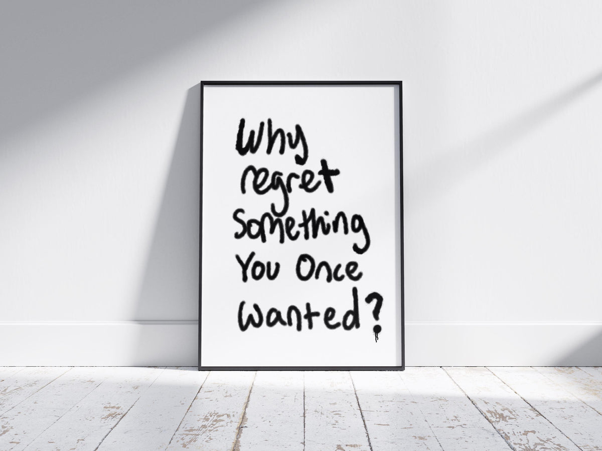 Why Regret Something You Once Wanted?