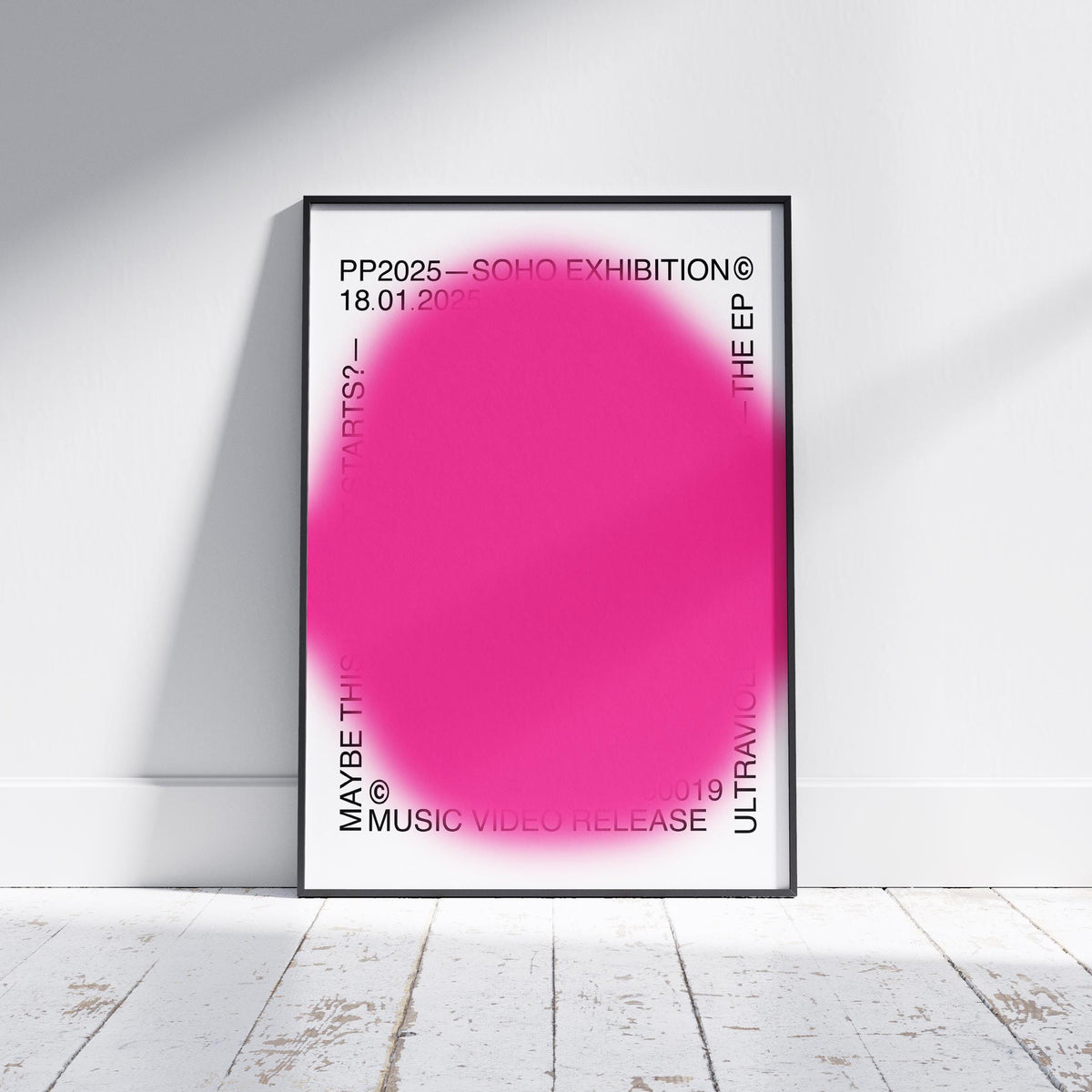 Pink Graffiti Print
