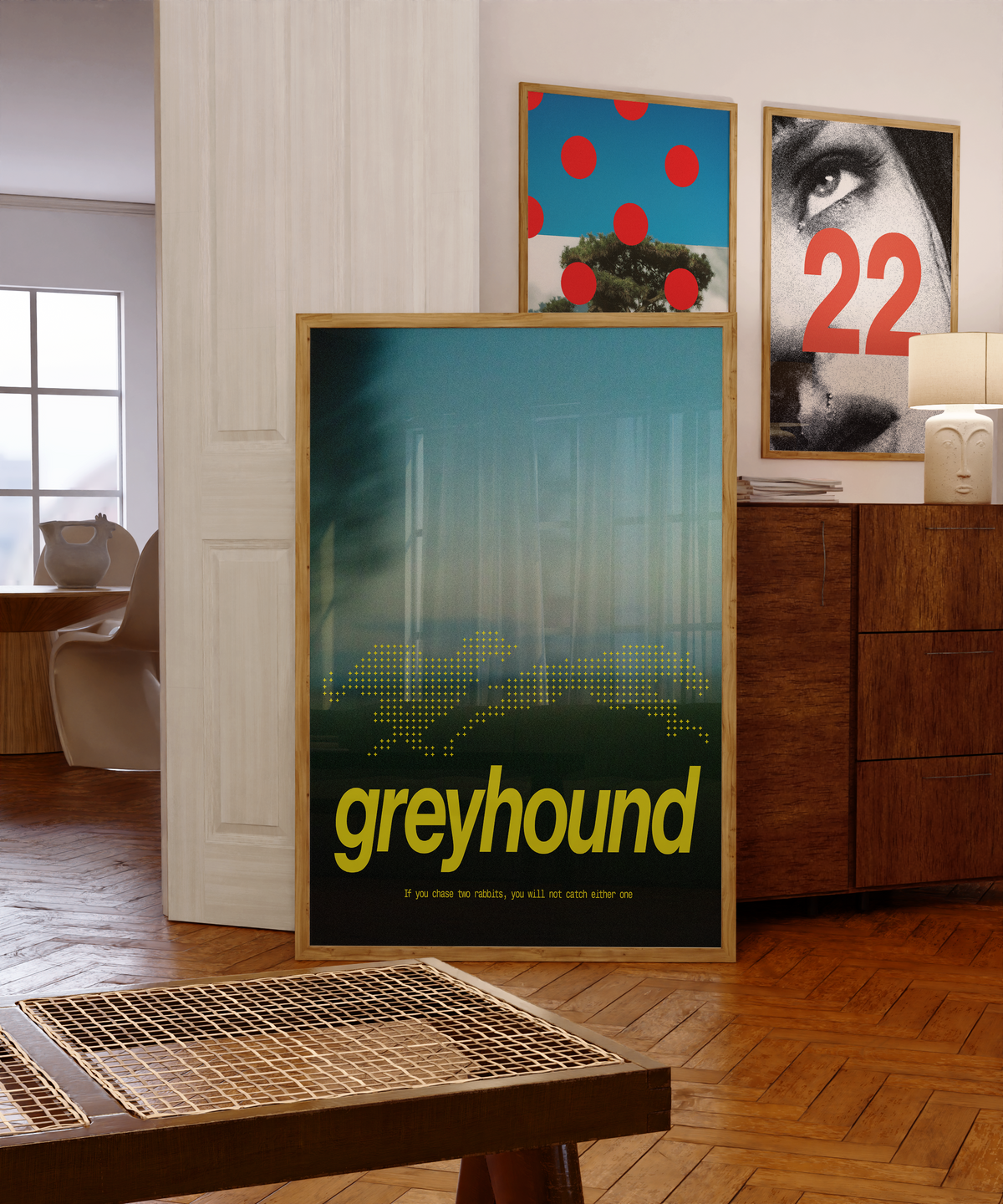 Greyhound Print