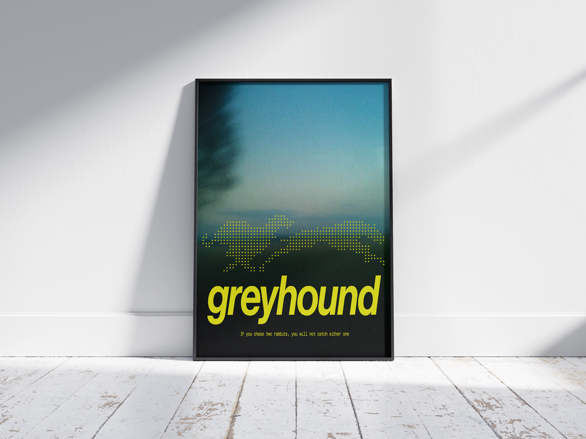 Greyhound Print