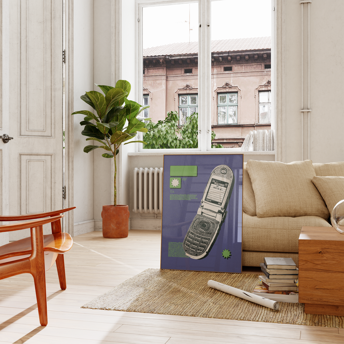 Flip Phone Print