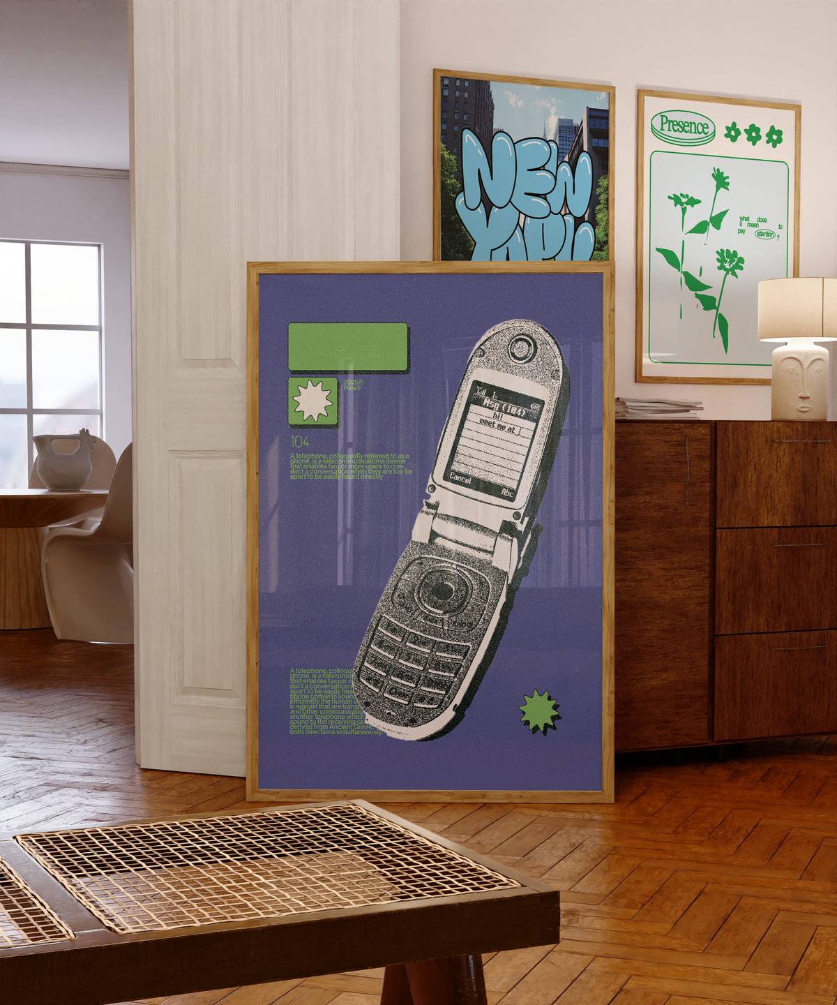 Flip Phone Print
