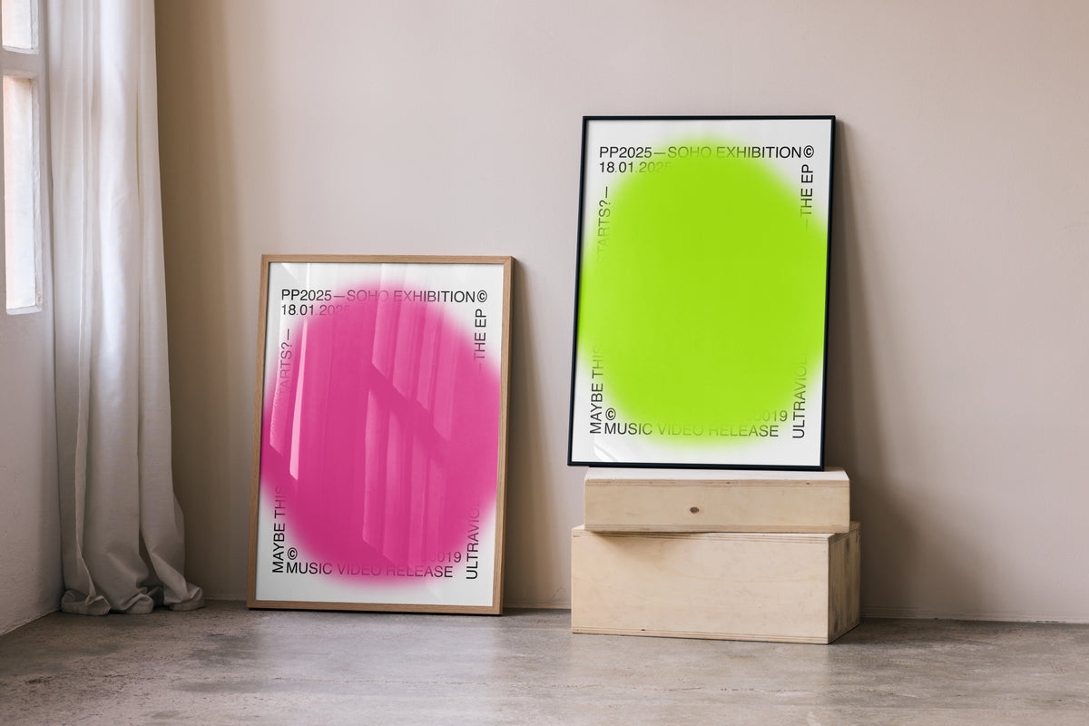 Pink Graffiti Print