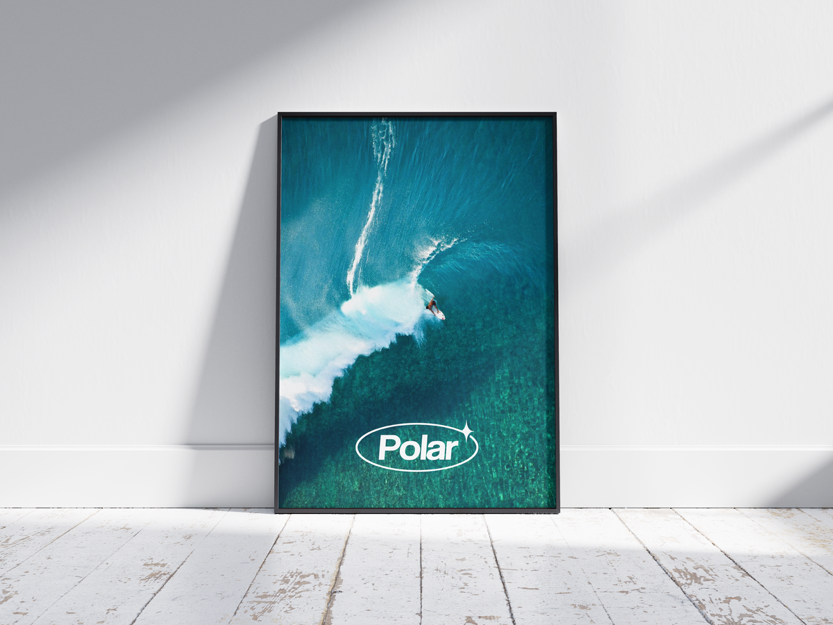Polar Surfing Print