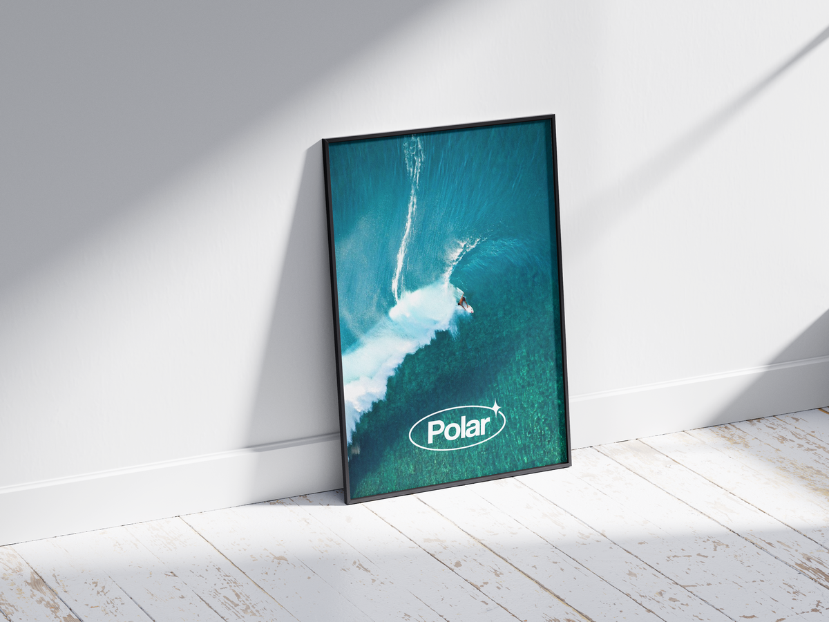 Polar Surfing Print
